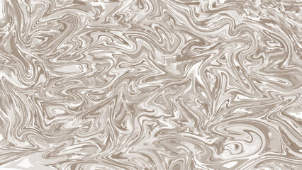 Abstract background with beautiful fantasy ink patterns. Liquid paint. Fluid art. The ornament of marble. Art design for your design. Brown and white combination of colors.