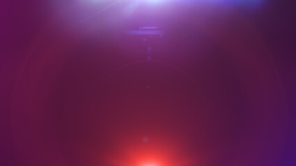 abstract of lighting for background. digital lens flare in dark background