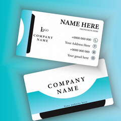 Business Card Design,Double sided and modern pattern background simple business card design. Creative and clean professional business card template	
