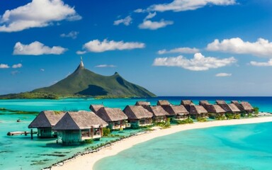 Fototapeta premium tropical paradise island