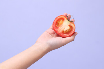 Hand with Fruit