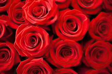 Red Rose Background for Valentine's Day.