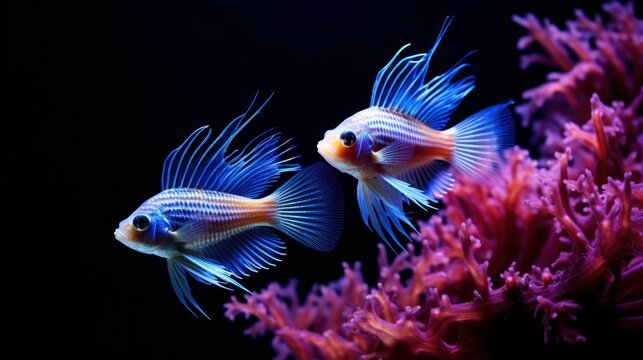 fancy guppy beautiful fish