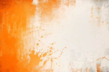 orange and white watercolor grunge splash