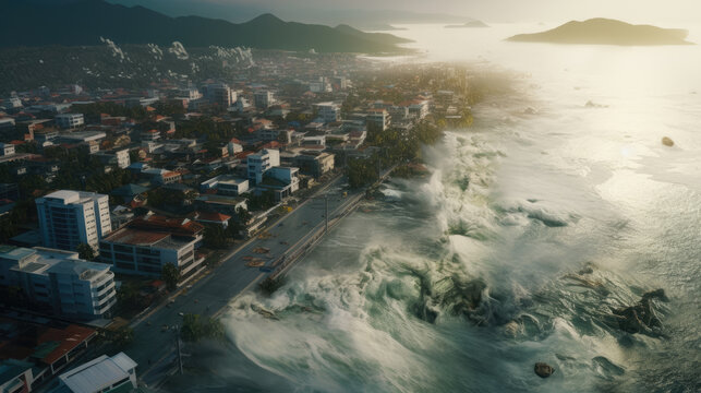 The city that was submerged by the tsunami