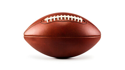 Realistic American football ball. isolated on white background