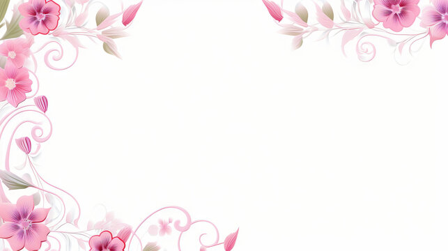 Mother's Day or Springtime background with copy space