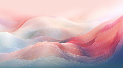 Abstract Vibrant Colorful Gradient Fluid Flow Wave Background extreme closeup. Generative AI.