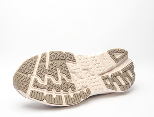 Sole protector of running sneakers on a white background