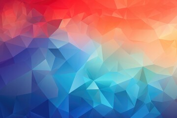 Fototapeta premium A vibrant geometric pattern with triangular shapes