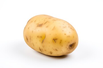 Potato isolated on white background.