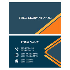 Standard business  card for your company and your self.