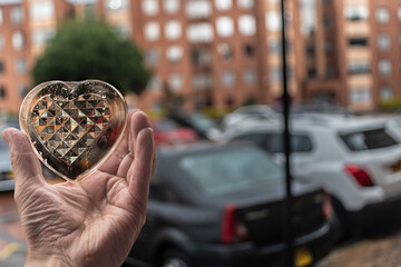 Figure of heart Insurance love concept
