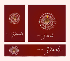 happy diwali, festival background. diwali background design for banner, poster,post, flyer, website banner,Luxury, mandala, background with Social Media Post,Kali Puja, Happy Diwali poster,