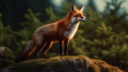 a fox.He stands like a lawyer.Generative AI