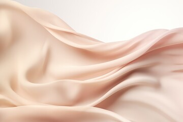 Fototapeta premium A detailed shot of a luxurious pink silk fabric