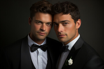 LGBT month pride conceptual illustration made with Generative AI tools technology