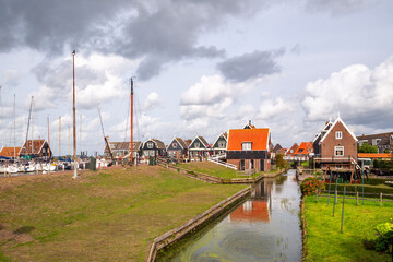 Hafen, Marken, IJsselmeer, Niederlande 