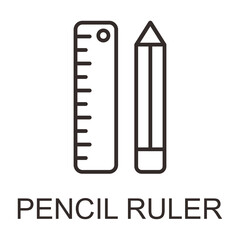 pencil ruler icon