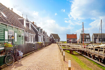 Fototapeta na wymiar Hafen, Marken, IJsselmeer, Niederlande 