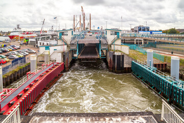 Hafen, Marken, IJsselmeer, Niederlande 