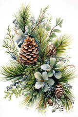 Weihnachtskranz oder Weihnachtsschmuck