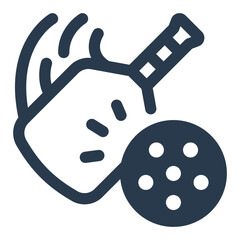 Elegant Serve Technique Icon