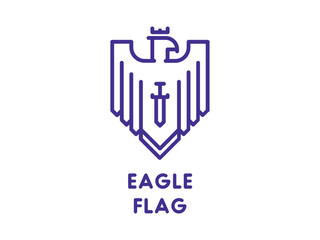 eagle flag logo