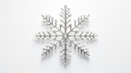 one beautiful snowflake.