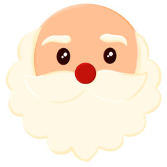 Cartoon cute old grandfather character 