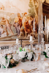 Matrimonio e allestimenti in villa