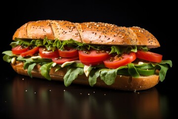 A Gourmet sandwich.