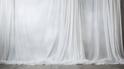 background white curtain.
