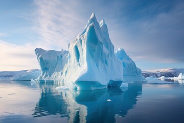 Iceberg in Greenland. - obrazy, fototapety, plakaty