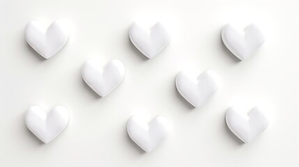 Obraz premium set of different hearts.