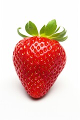 Strawberry isolated on white background.