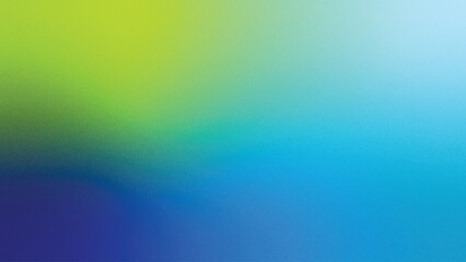 Mesmerizing Blue and Green Gradient, Grainy Blue and Green Gradient