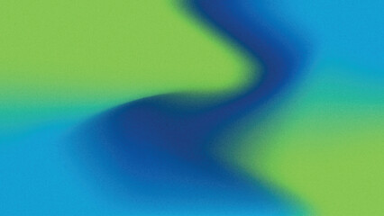 Mesmerizing Blue and Green Gradient, Grainy Blue and Green Gradient