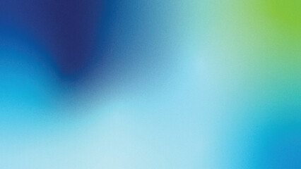 Mesmerizing Blue and Green Gradient, Grainy Blue and Green Gradient