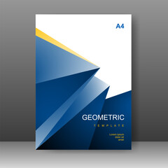 Brochure template layout design. Annual report, catalog, Corporate business. Simple Flyer promotion. magazine. Vector illustration