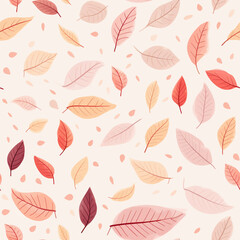 Autumn seamless pattern wallpaper design