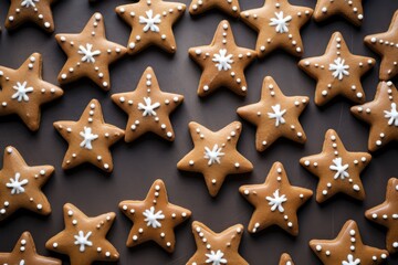 christmas cookies star shape gingerbread