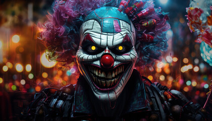 Evil Clown - obrazy, fototapety, plakaty