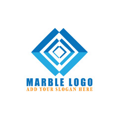 marble tiles logo design vector