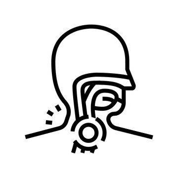 recommend clip art: esophageal disorders gastroenterologist line icon vector. esophageal disorders gastroenterologist sign. isolated contour symbol black illustration