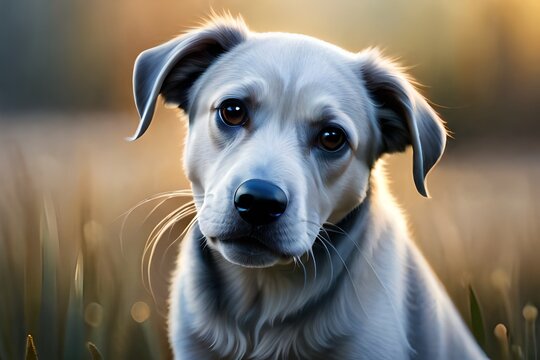 Dog, canine, hound, mongrel, doggy, pup image, Generative AI
