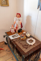 Historical chest of the exposition of the old forge in Tesany