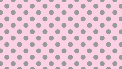 Pink and grey background seamless pattern with dots