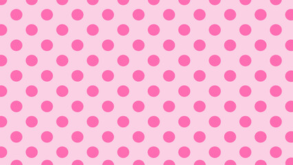 Pink background seamless pattern with dots