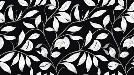 a black, white, and white painting that pays homage to Eilif Peterssen's art, focusing on the simplicity of the design and the use of plaster. SEAMLESS PATTERN. SEAMLESS WALLPAPER.